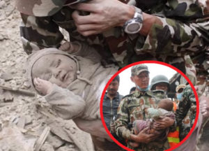 Child Found Under Rubble