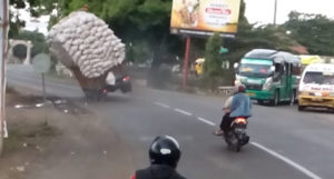 overloaded truck
